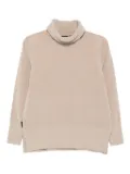 RRD turtleneck side-split sweater - Neutrals