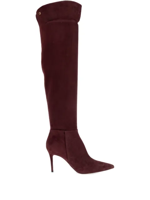 Gianvito Rossi 90mm Jules suede pointed-toe boots