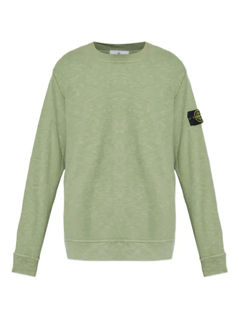 Stone Island sudadera con parche del logo