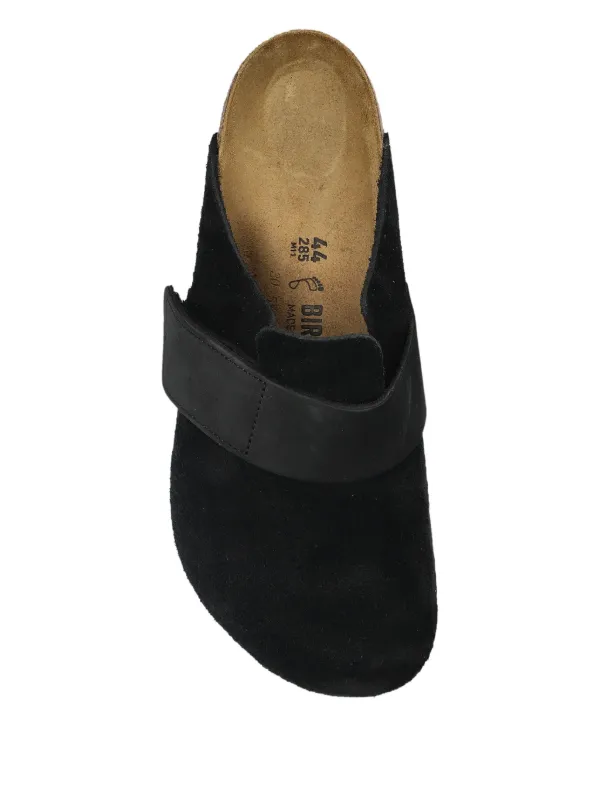 Birkenstock Mule Loma De Camurça | Preto | FARFETCH BR