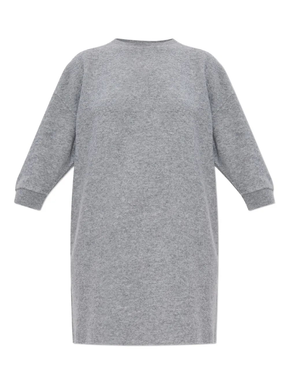 Max Mara Midi-jurk met cropped mouwen Grijs