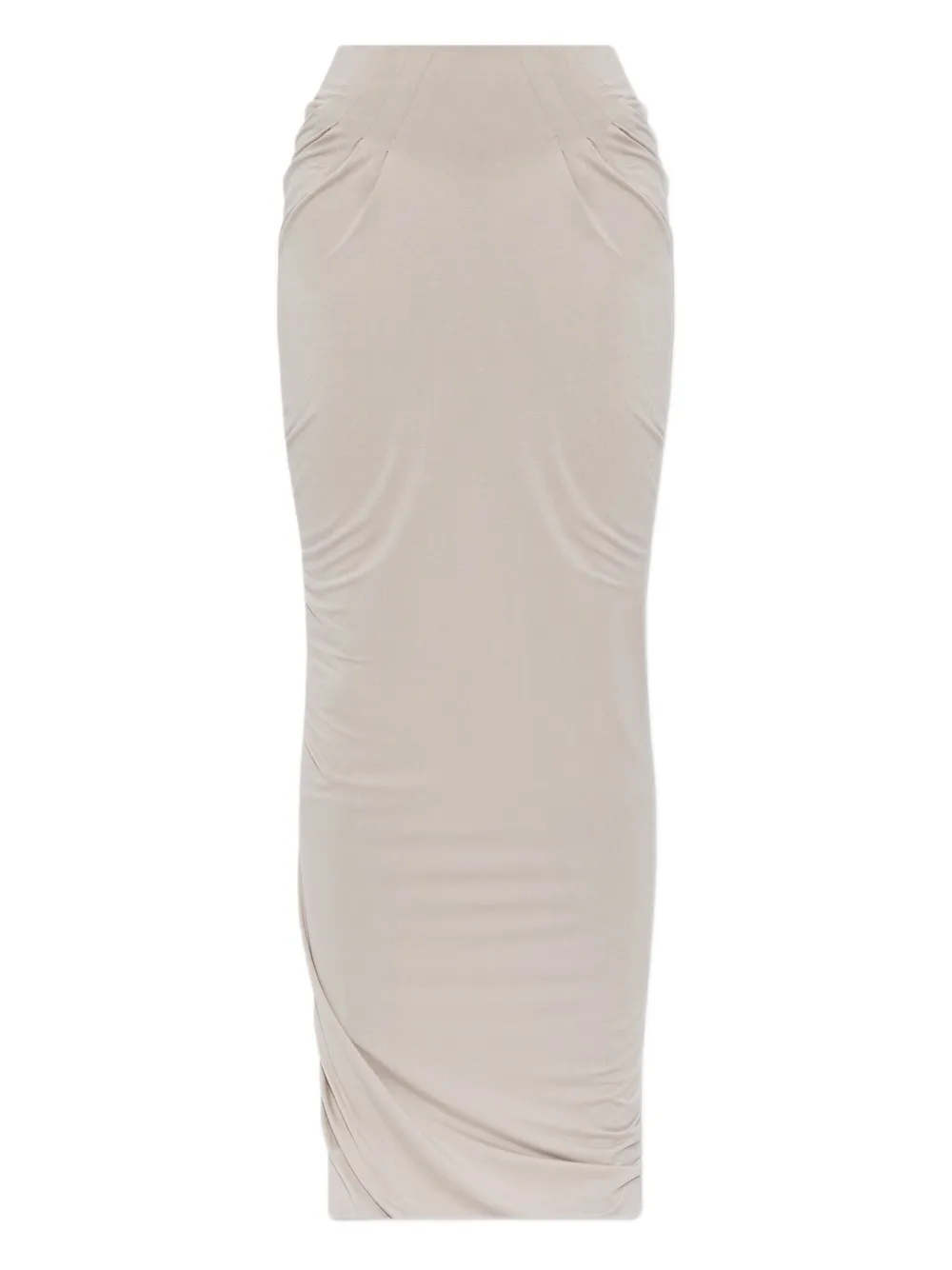 ENTIRE STUDIOS draped jersey skirt | White | Image 1