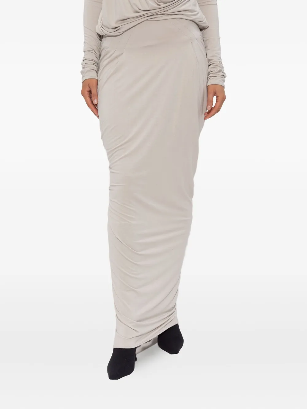 Entire Studios Tide Skirt Stone Clothing In White