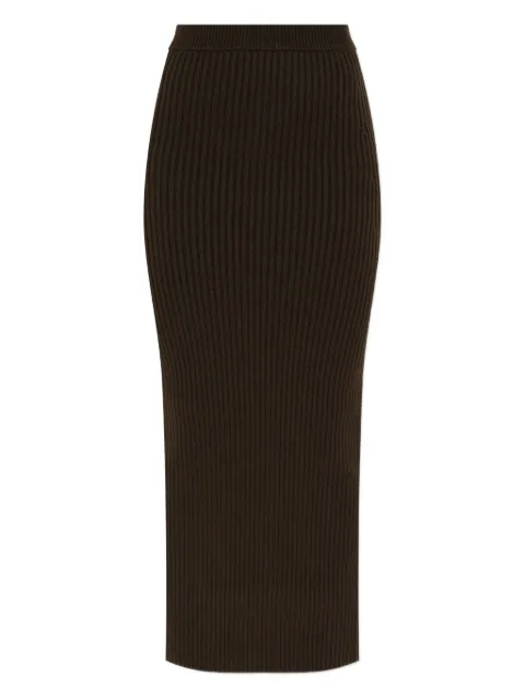 Max Mara Boris ribbed midi skirt