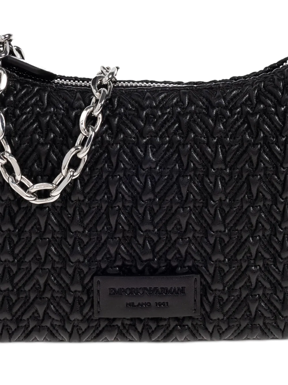 Emporio Armani Gewatteerde schoudertas Zwart