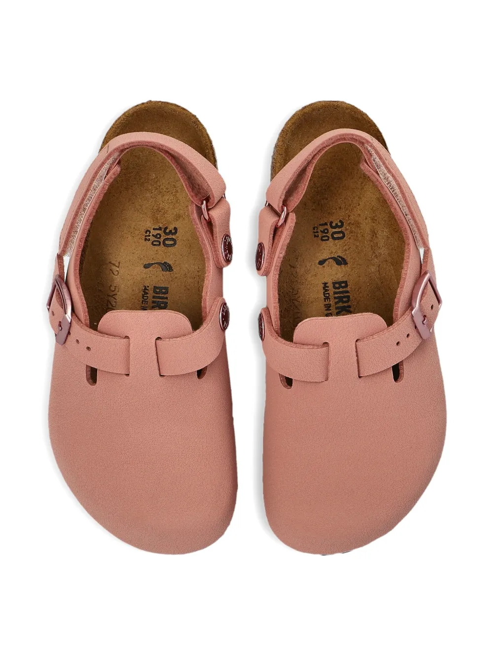 Birkenstock Kids buckle-detail closed-toe sandals Pink