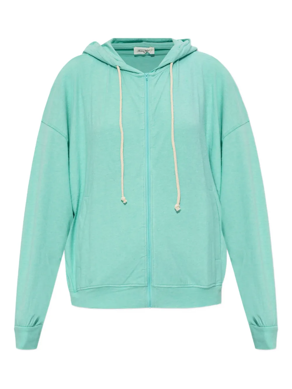 American Vintage Ypawood zip-up hoodie | Green | Image 1