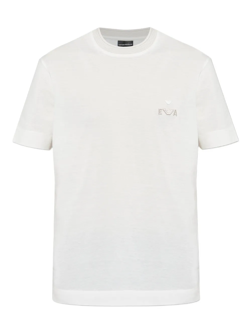 Emporio Armani eagle-logo cotton T-shirt | White | Image 1