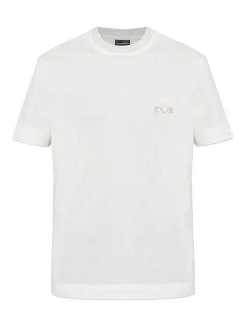 Emporio Armani eagle-logo cotton T-shirt