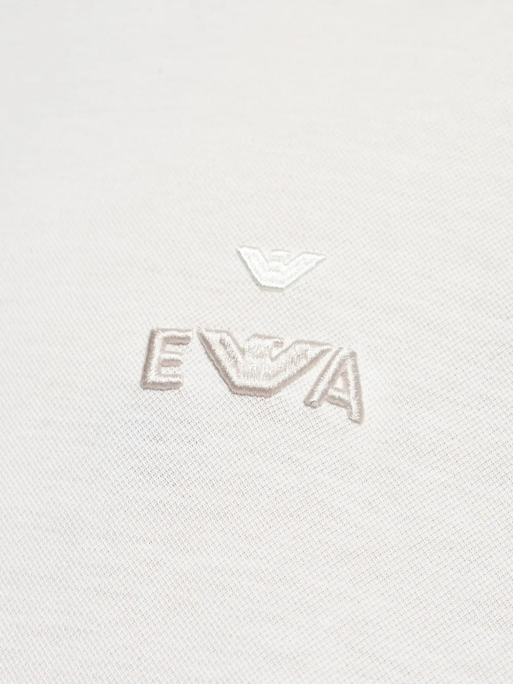 Emporio Armani Katoenen T-shirt met logo Wit