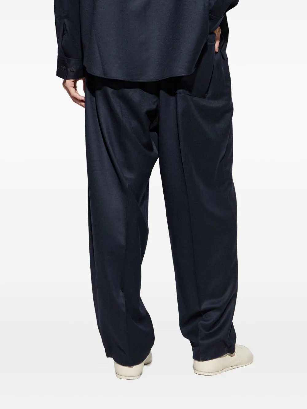 Jacquemus Broek met elastische taille Blauw