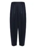 Jacquemus pleated elasticated-waist trousers - Blue