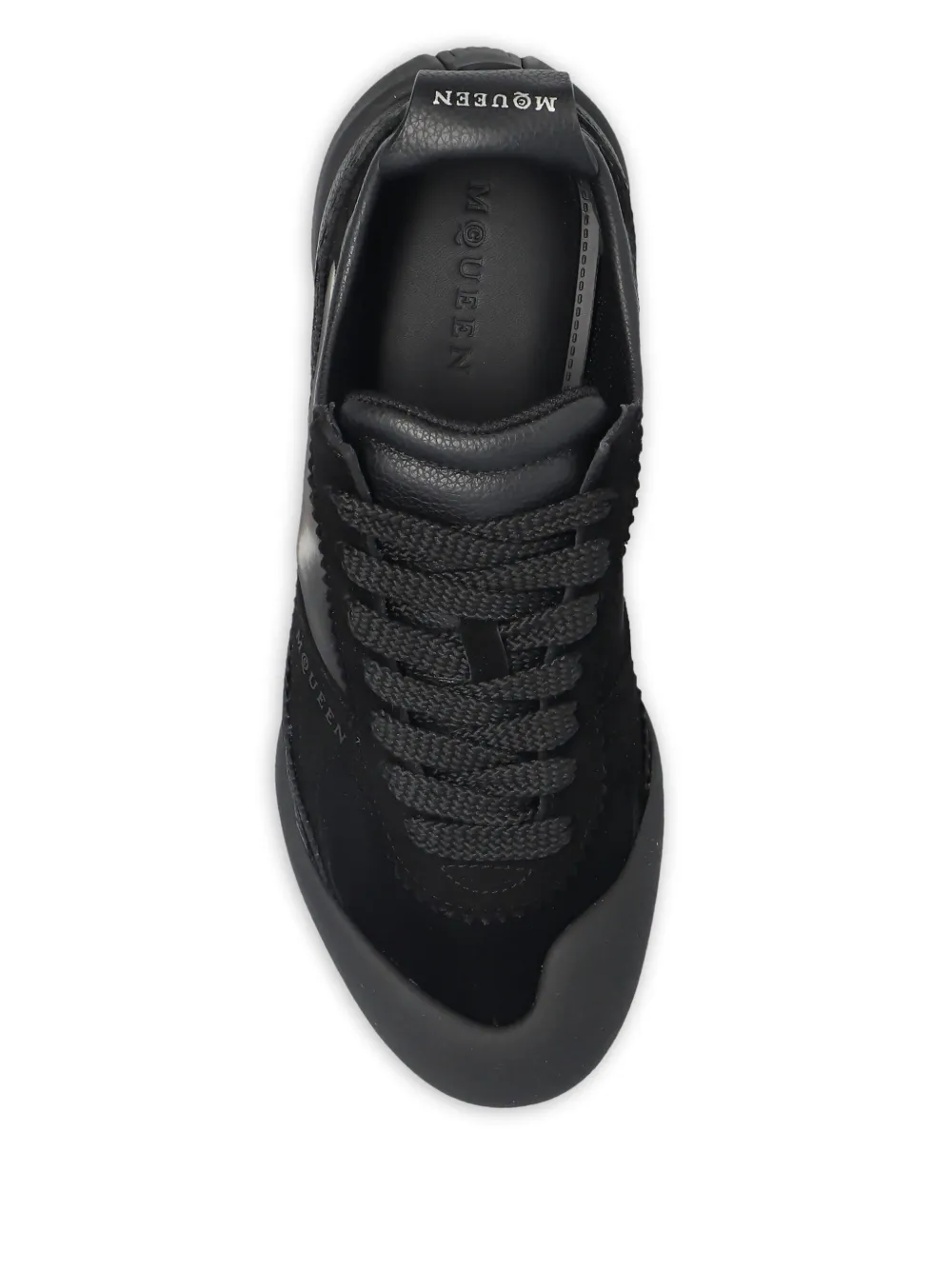Alexander McQueen Flexion lace-up suede sneakers Black