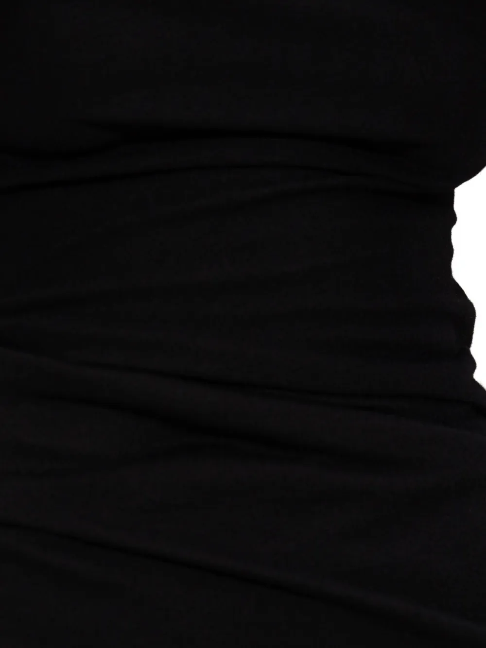 Entire Studios Draped Wool Top In Black