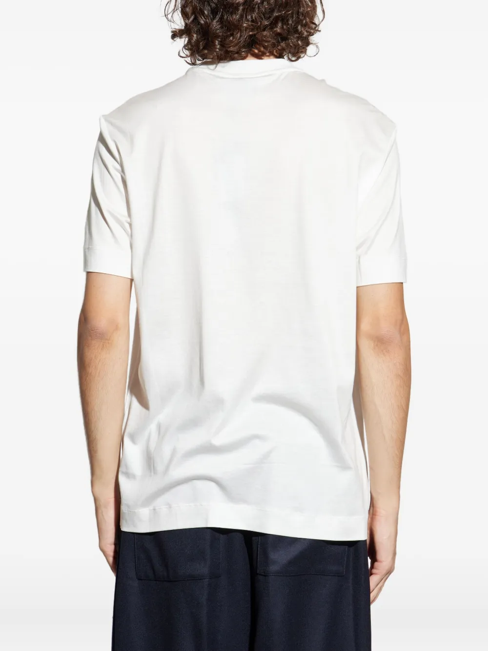 Emporio Armani T-shirt met logopatch Wit