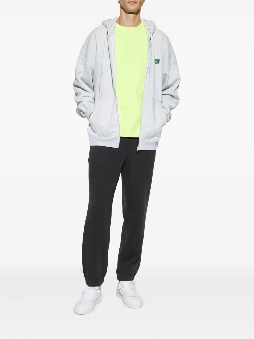 American Vintage Trainingsbroek met trekkoord - Zwart