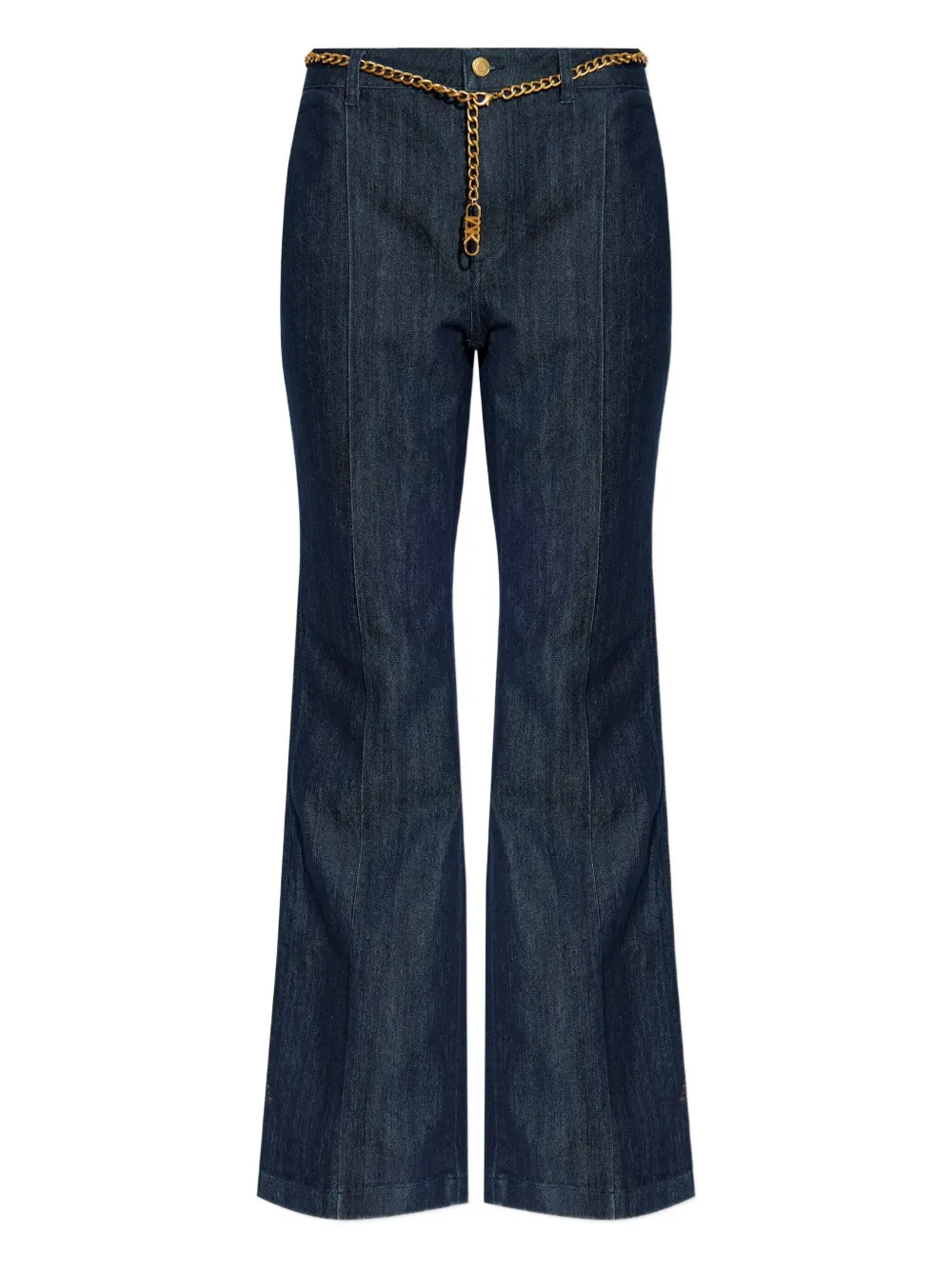 Michael Michael Kors chain-embellished flared jeans - ブルー Michael Michael Kors chain-embellished flared jeans - ブルー