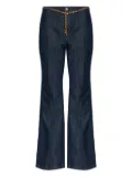 Michael Michael Kors chain-embellished flared jeans - Blue