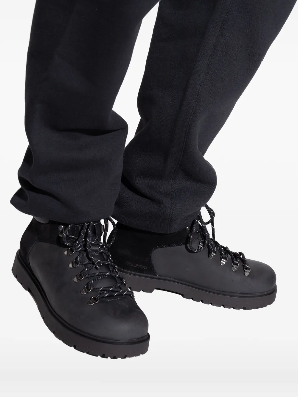 Birkenstock Jackson lace-up hiking boots Zwart