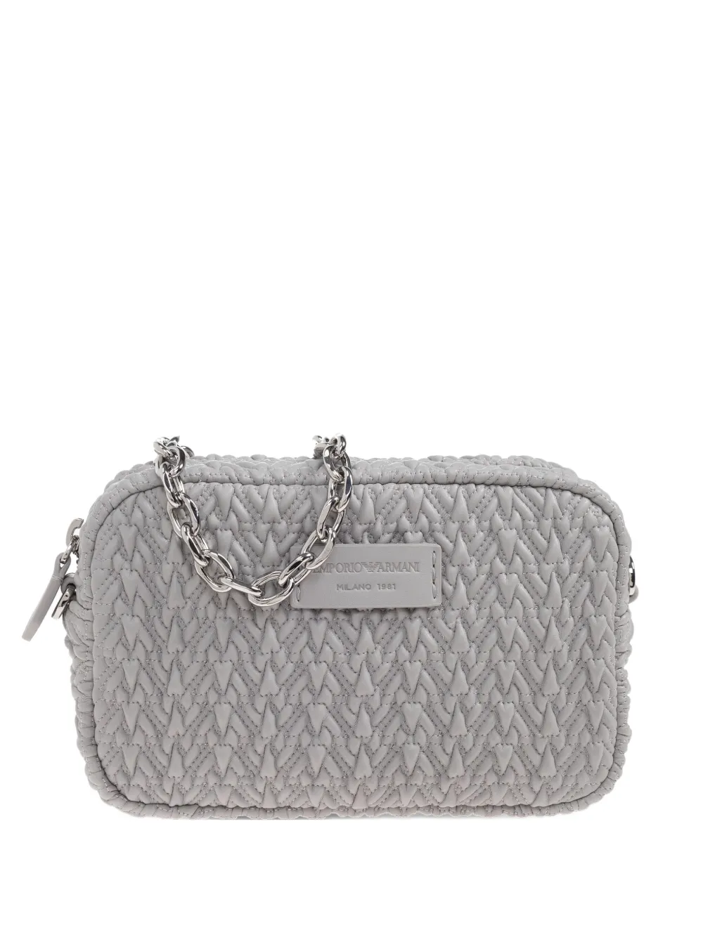 Emporio Armani quilted crossbody bag | Grey | Image 1