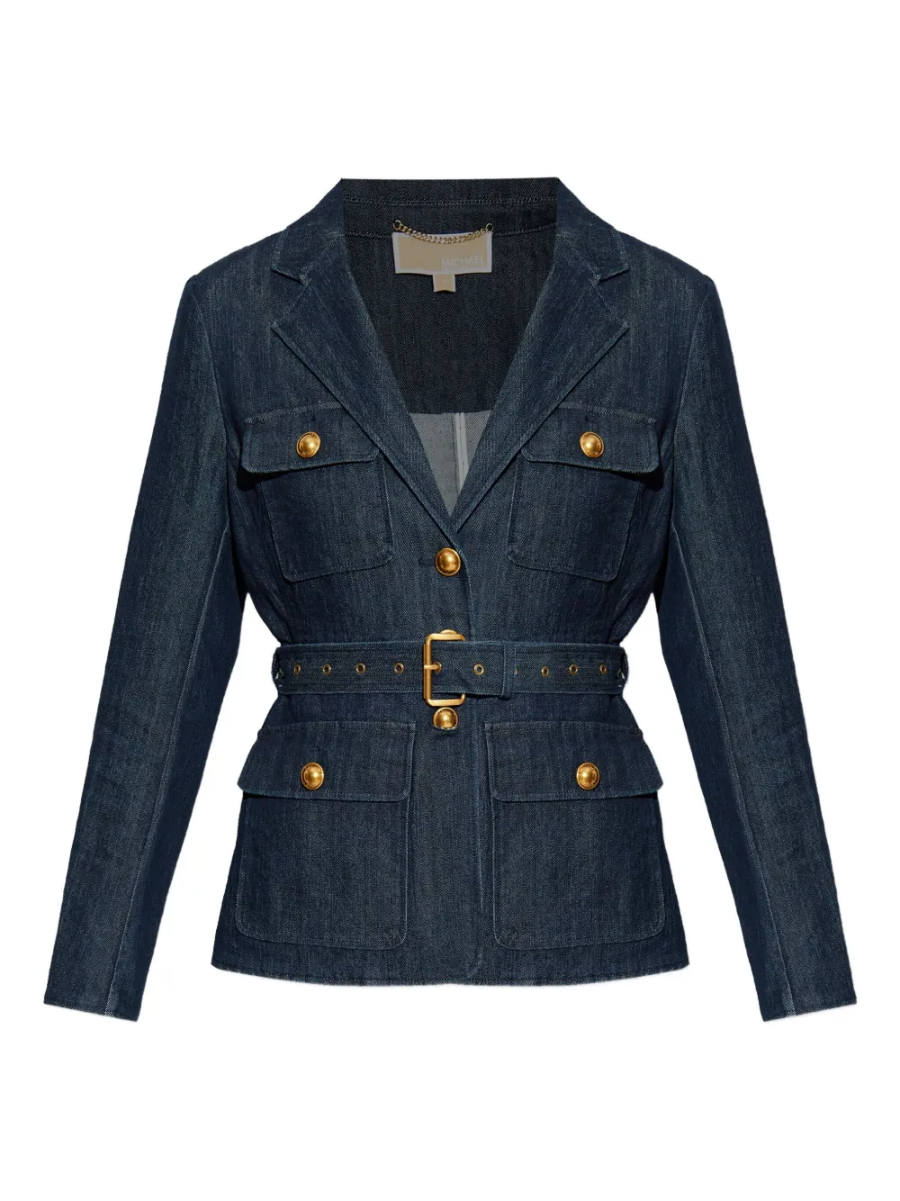 Michael Michael Kors ベルテッド デニムジャケット - ブルー Michael Michael Kors ベルテッド デニムジャケット - ブルー