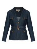 Michael Michael Kors belted denim jacket - Blue