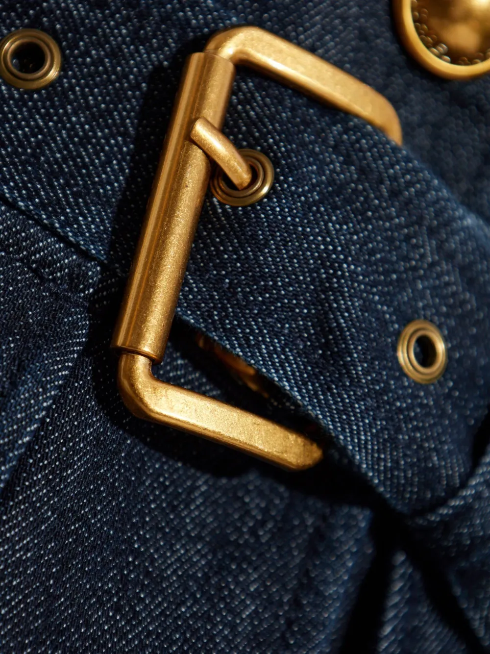 Michael Michael Kors Long-sleeved Denim Jacket In Blue
