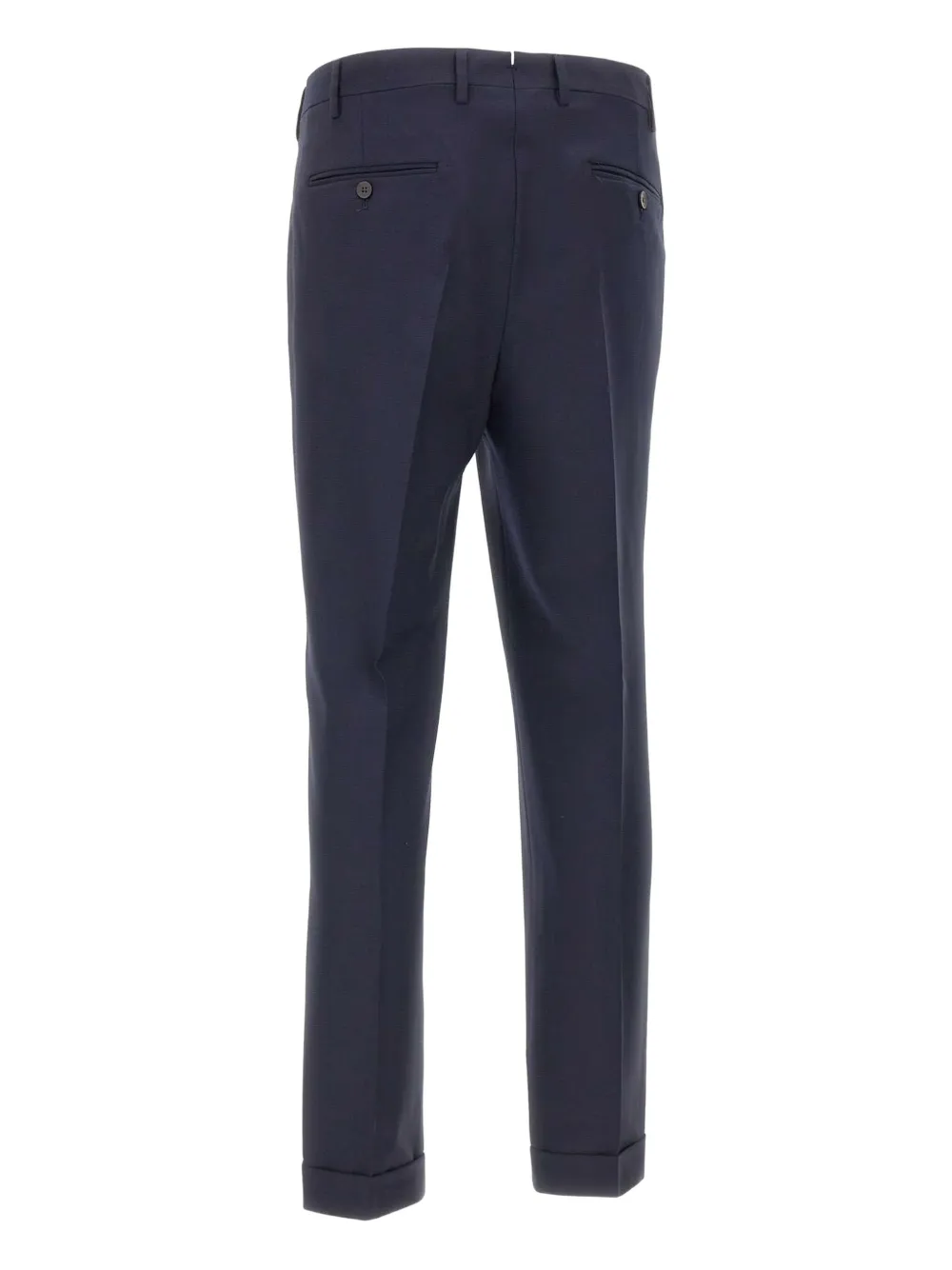 DEVORE pleated front-button trousers - Blauw