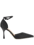 TWENTY FOURHAITCH 90mm Gruis rhinestone ankle-strap pumps - Black