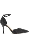 TWENTY FOURHAITCH 90mm Gruis rhinestone ankle-strap pumps - Black