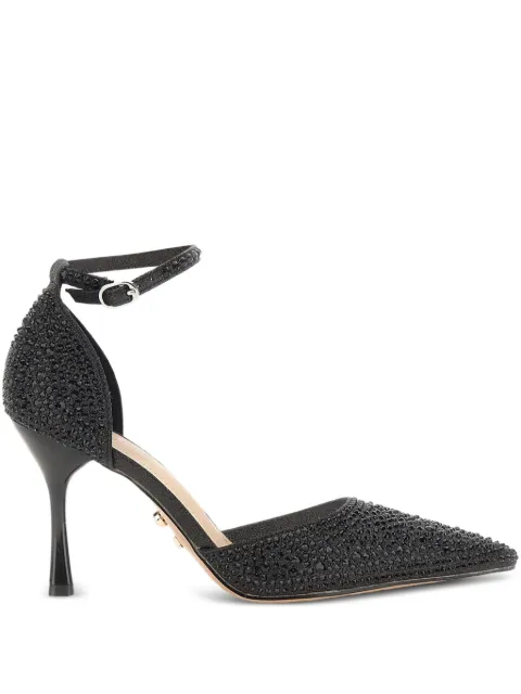 TWENTY FOURHAITCH 90mm Gruis rhinestone ankle-strap pumps