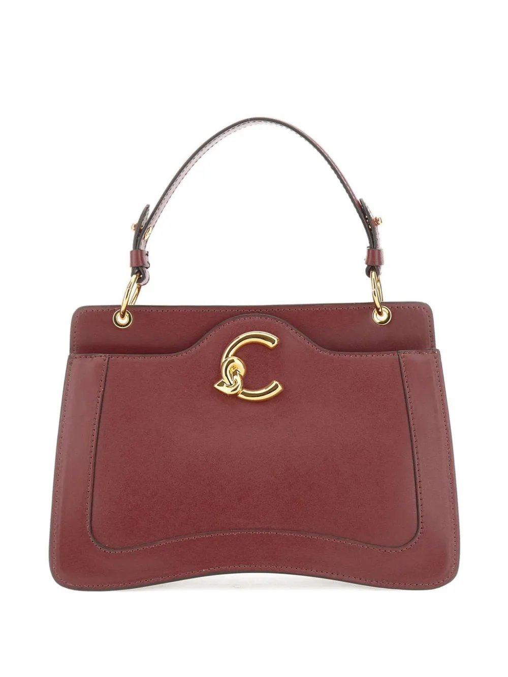 Coccinelle C-Me structured tote bag - レッド Coccinelle C-Me structured tote bag - レッド
