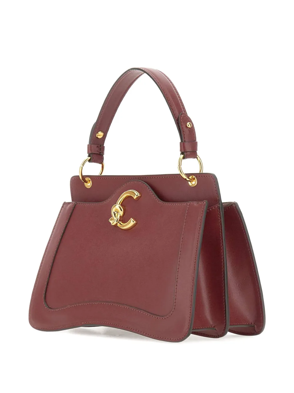 Coccinelle C-me Structured Tote Bag In Red