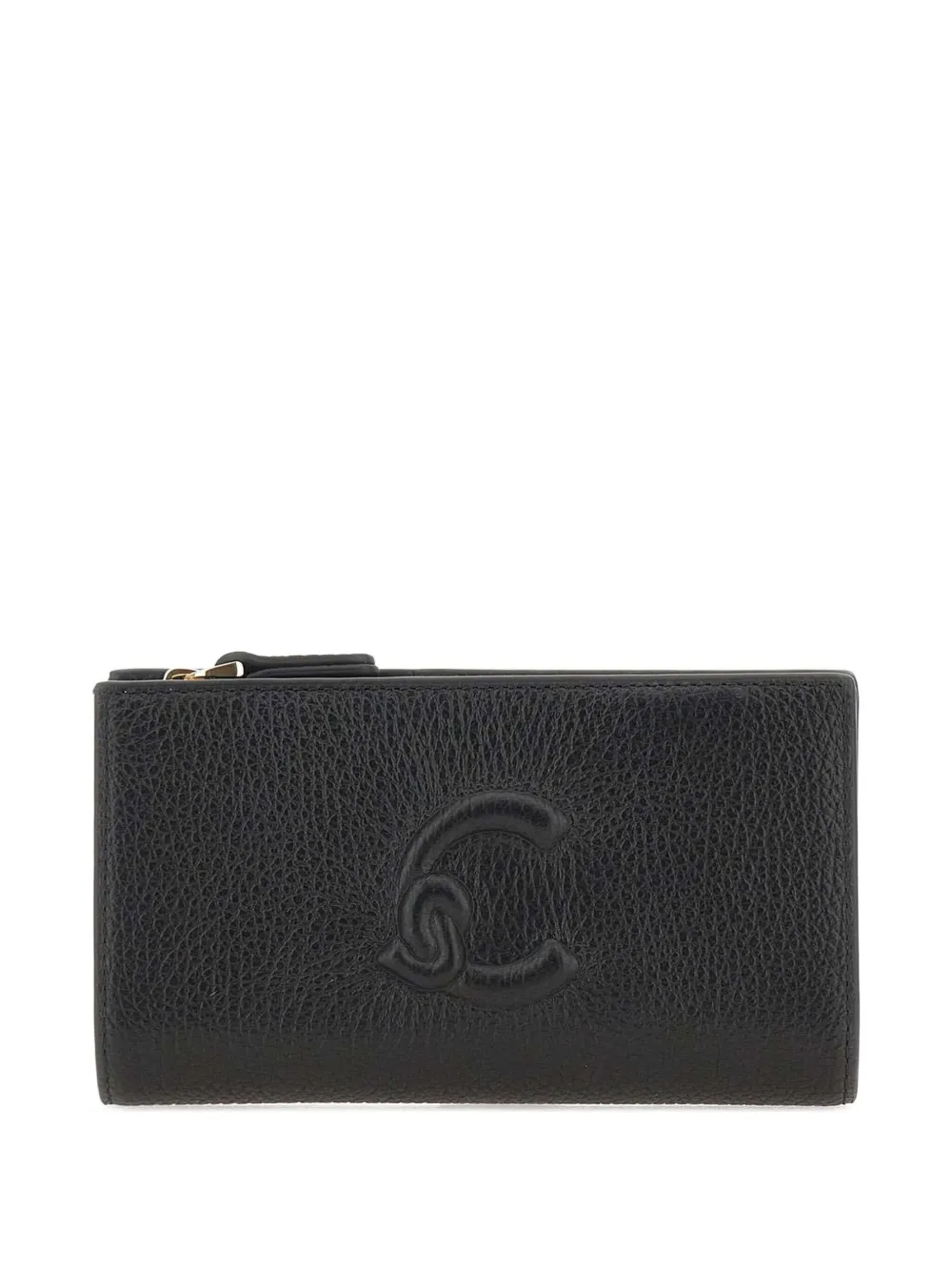 Coccinelle embossed-logo leather wallet | Black | Image 1