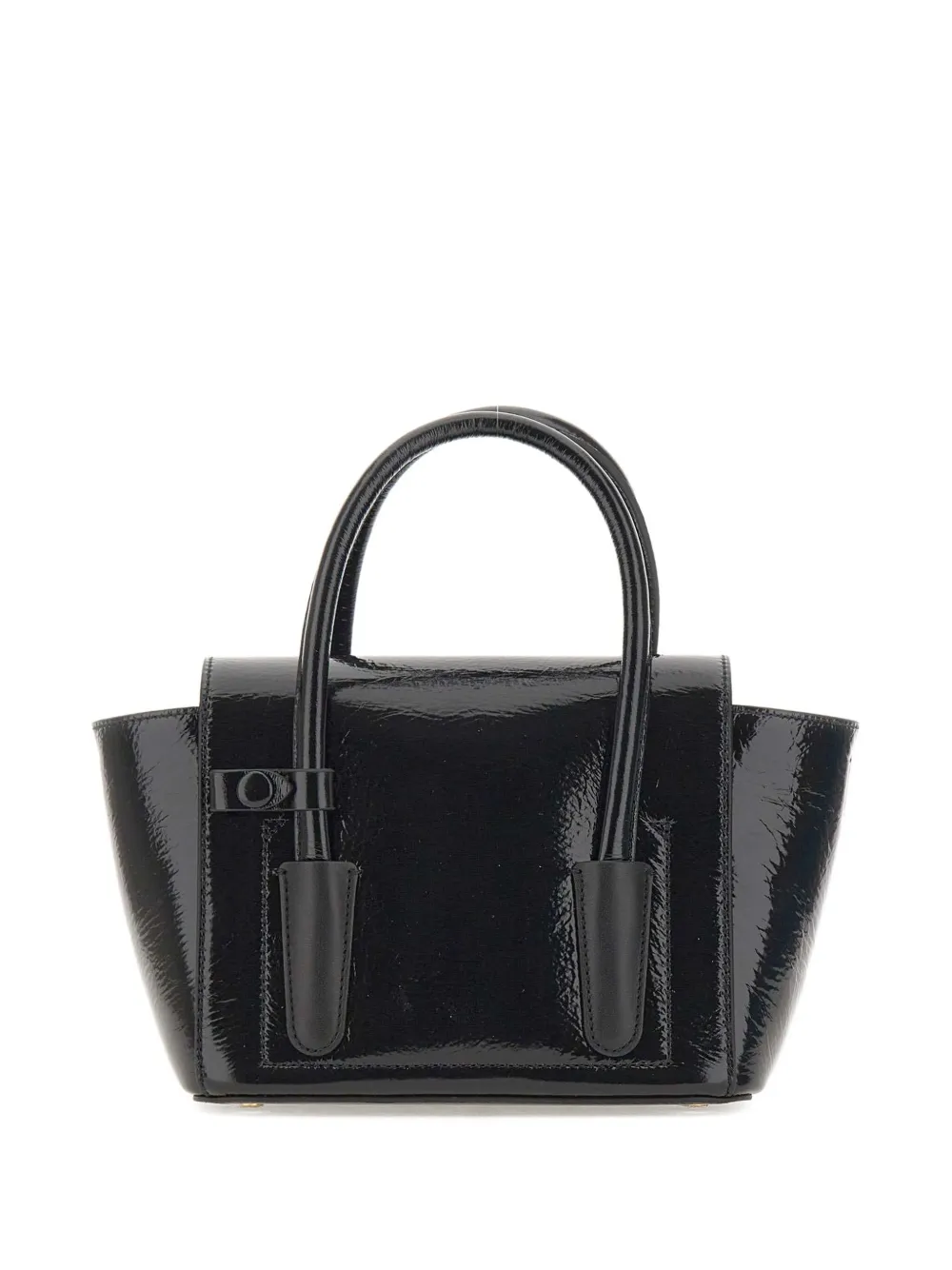 Coccinelle flap pocket tote bag - Zwart