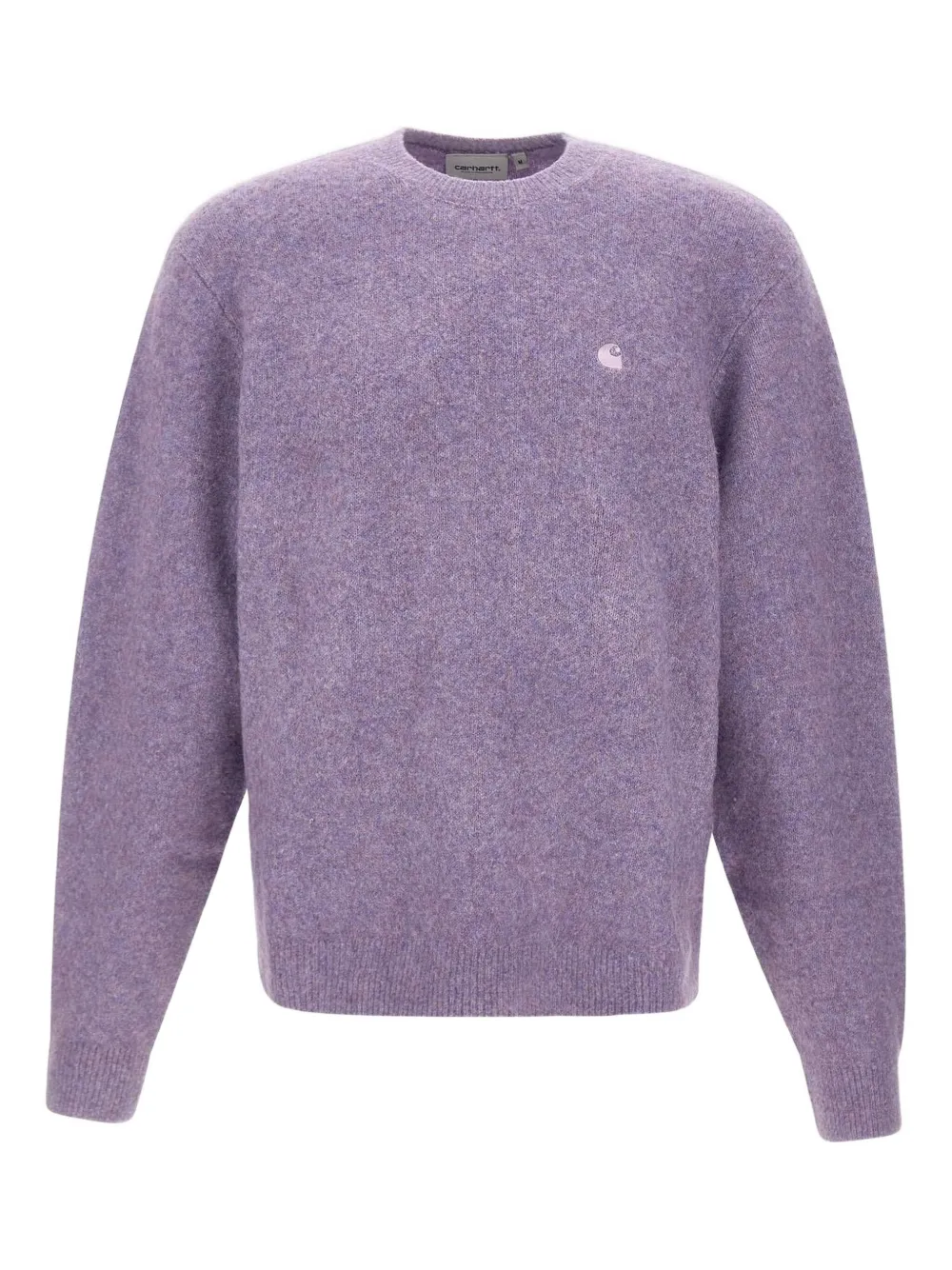 Carhartt WIP Curtis embroidered-logo ribbed sweater | Purple | Image 1