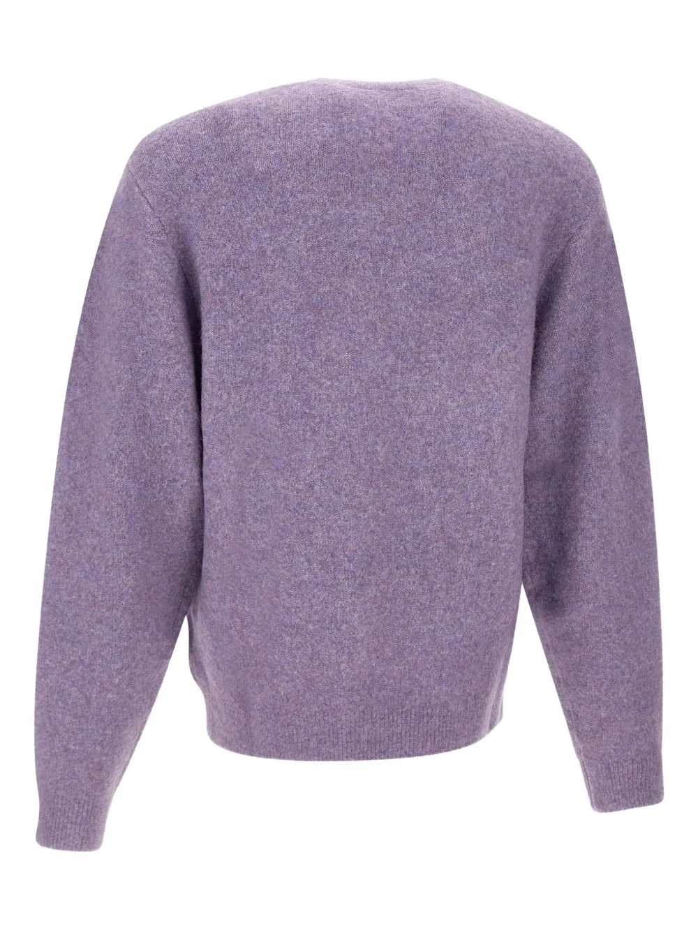Carhartt Knitted Sweater With Soft Textured Fabric And Subtle Logo In Purple