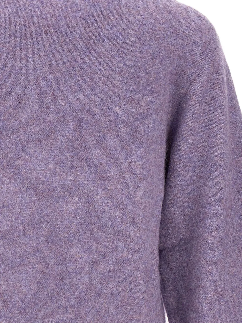 Carhartt Knitted Sweater With Soft Textured Fabric And Subtle Logo In Purple