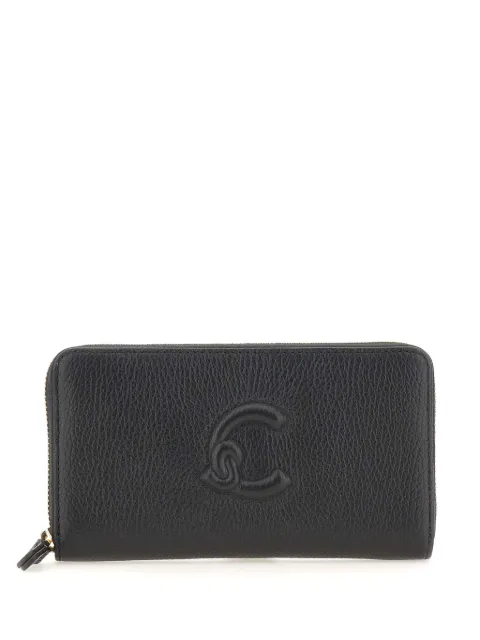 Coccinelle portefeuille zippé à logo embossé