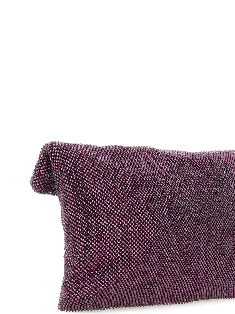 TWENTY FOURHAITCH Dunham clutch verfraaid met stras Paars