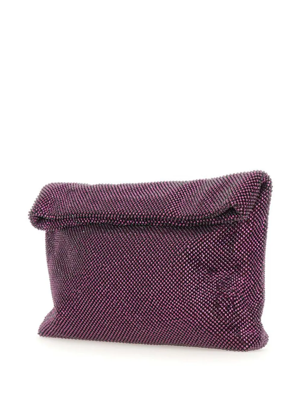 TWENTY FOURHAITCH Dunham clutch verfraaid met stras Paars