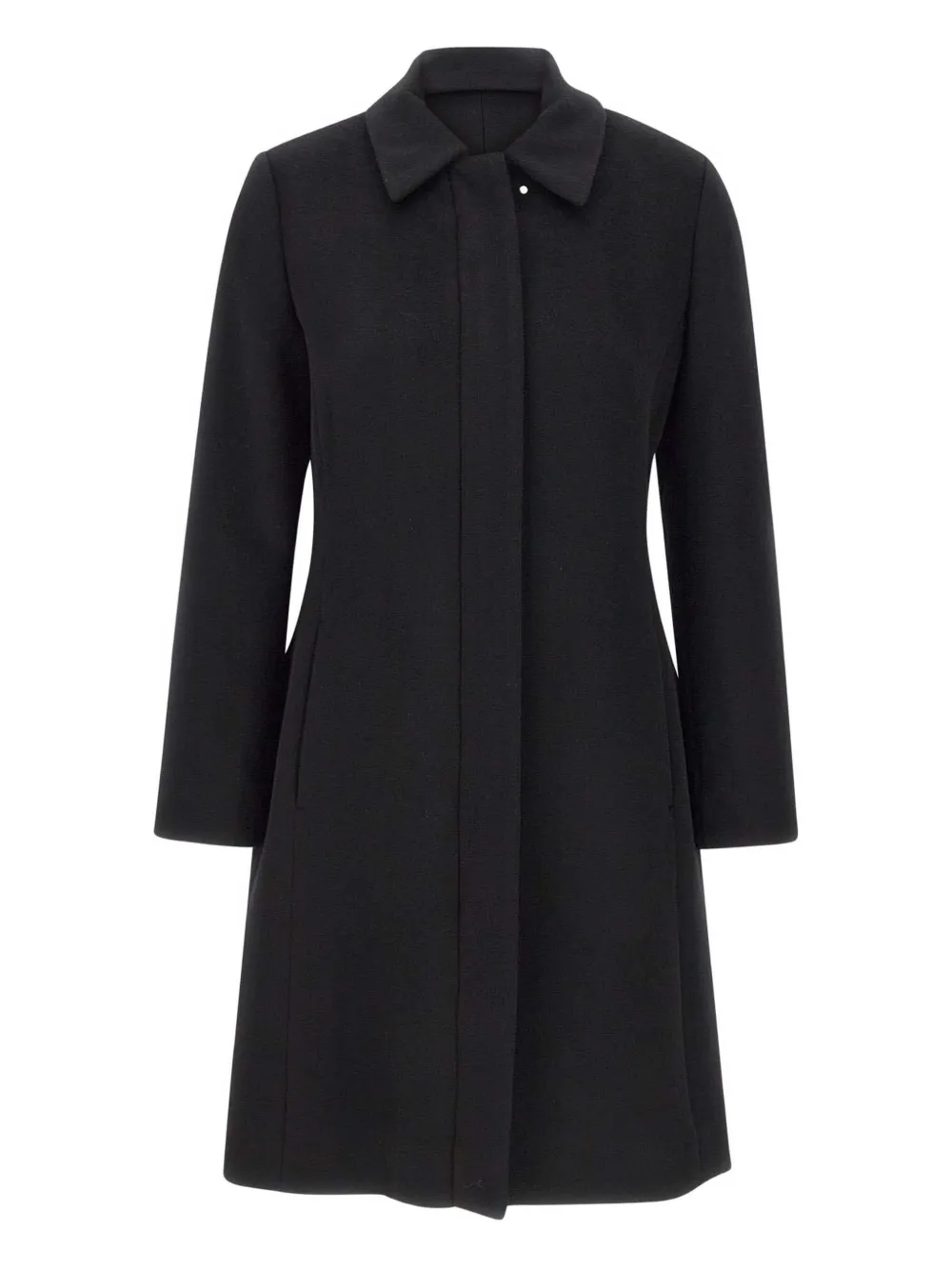 Marella Long-sleeve Coat In Blue