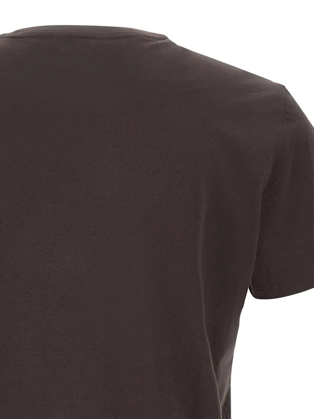 Lacoste T-shirt met geborduurd logo Bruin