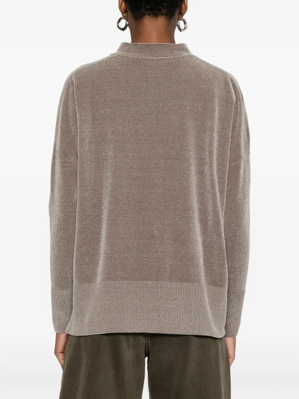 Rrd Button-front Ribbed Cardigan In Neutral