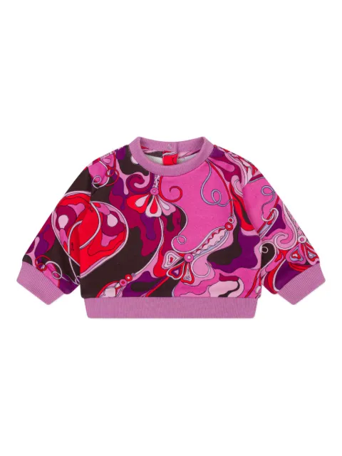 PUCCI Junior sudadera con motivo