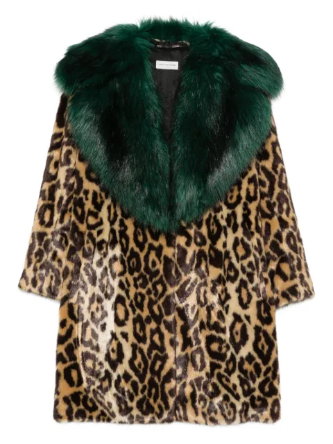 Dries Van Noten Pre-Owned 2000s leopard-print coat