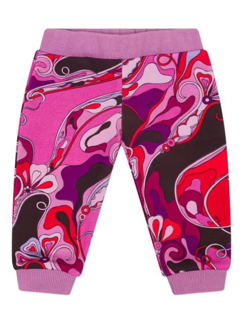 PUCCI Junior pantalon à motif géométrique