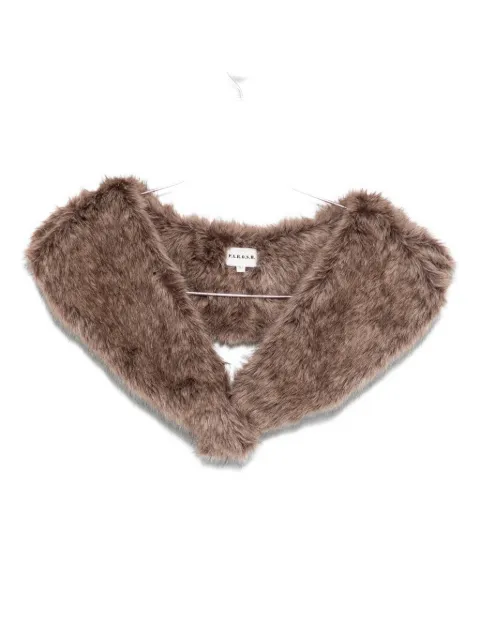 P.A.R.O.S.H. faux-fur collar scarf