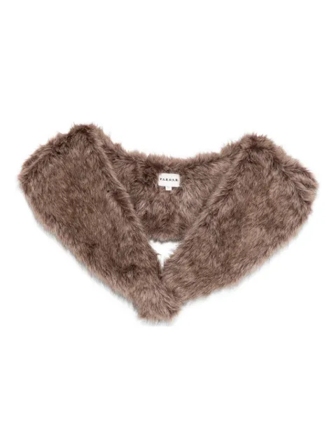 P.A.R.O.S.H. mascada con cuello texturizado