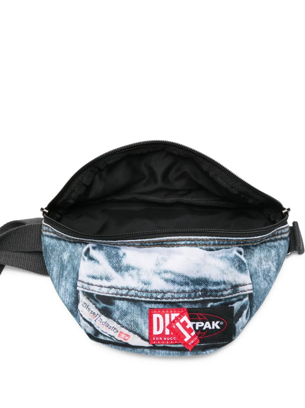 Eastpak x Diesel heuptas met denimprint Blauw